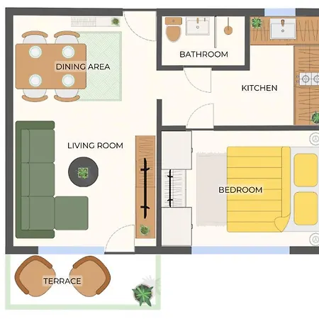 Bumblebee With Cozy Balcony Near Victoriei Avenue Appartement *